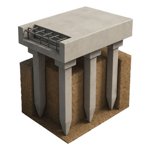 Фундамент на ЖБ сваях в Воронеже